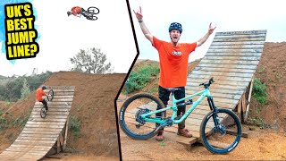 NEW MOUNTAIN BIKE JUMP TRAIL IS THE BEST IN THE UK  BIG JUMPS [upl. by Anual94]