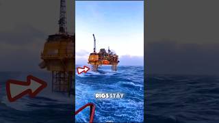 How Oil Rigs Survive Massive Ocean Storms 🌊 DidYouKnow [upl. by Leivad]