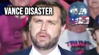 JD Vance Accidentally SLIPS UP With Stunning Misstep On Stage [upl. by Narual]