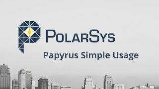 PolarSys  Papyrus Simple Usage [upl. by Nonek]