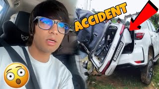 Fortuner Ka Accident Ho Gaya 😭  Sourav Joshi Vlogs [upl. by Dorris130]