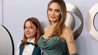 Vivienne JoliePitt Makes Stunning Tony Awards Debut Alongside Mom Angelina Jolie [upl. by Jo-Anne]