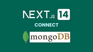 How to connect Nextjs 14 to MongoDB  Mongoose [upl. by Zaraf]