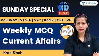 Weekly MCQ Current Affairs  Important For All Exams  Krati Singh [upl. by Nawaj]