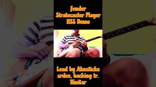 Fender Stratocaster Player HSS  Demo  Lead Tone  Akusticke srdce Melody amp TGuitar Backing Track [upl. by Hooper152]