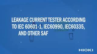 Hioki ST5540 Leak Current HiTester [upl. by Girish]