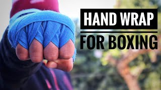 Hand wraps for Boxing in Hindi  Hand Wrap Tutorial  Bandage wrap for boxing [upl. by Ahrat383]