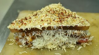 250 GRAMS MELTING CHEESE Sandwich  Indian Street Food [upl. by Etnoek439]