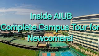 AIUB Campus Tour 2024 Discover the Best Spots for Newcomers [upl. by Mcallister]