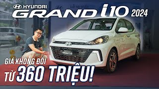 Thực tế Hyundai i10 2024 bản Sedan Từ 380TR thêm option vẫn sẽ bán chạy [upl. by Ueik]