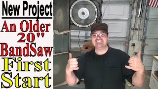 New vintage 20quot BandSaw But Does it work PART 2 [upl. by Zzabahs]