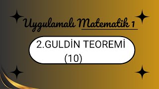 Uygulamalı Matematik 2Guldin Teoremi 10 [upl. by Idnar265]