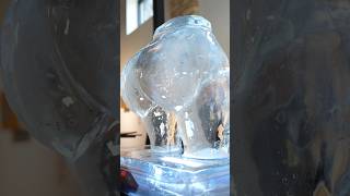 BUTT shaped ice sculpture art [upl. by Teilo]