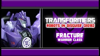 Transformers  quotRobots In Disguise 2015quot Fracture Warrior Review [upl. by Rebme64]