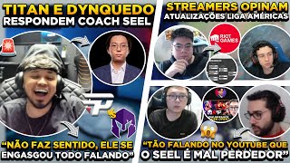 BOMBA  RIOT DIVULGA FUTURO DO CBLOL  SEEL FOI MAL PERDEDOR  TITAN e DYNQUEDO RESPONDEM SEEL [upl. by Einnaoj]