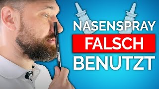 Warum du Nasenspray falsch benutzt Super Trick [upl. by Coralyn]