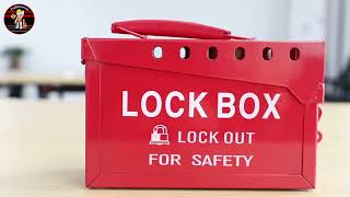 กล่องเก็บอุปกรณ์ Group Lockout Box ขนาด 26 x 11 x 155 cm [upl. by Janka]