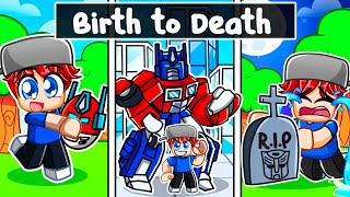 BIRTH to DEATH of a TRANSFORMER in Roblox [upl. by Dickie]