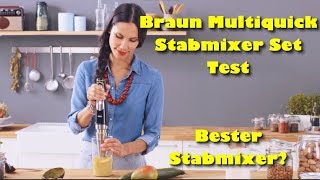 Braun Multiquick 9 MQ 9045X Stabmixer Test  Bester Stabmixer [upl. by Iverson]