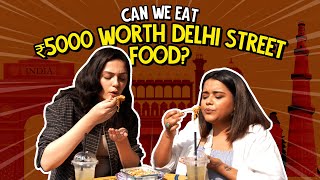 Can We Eat Rs 5000 Worth Delhi Street Food  Ok Tested primevideoin paidpartnership [upl. by Weide]