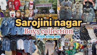 Sarojini nagar market Delhi  latest boys collection update  यहाँ मिलेंगे आपको सबसे trending कपड़े [upl. by Aihsemot]