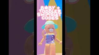 Berry ave toddlerbaby swimsuit codes  berry avenue full toddler  baby outfit id codes 🩷✨ [upl. by Halyhs]