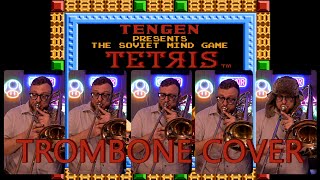 Tetris Theme TroikaKorobeiniki trombone cover [upl. by Naivaj]