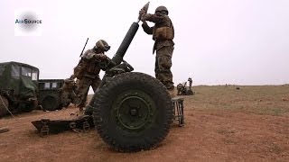 US Marines 211 JGSDF Fire 120mm Mortars [upl. by Teplitz]