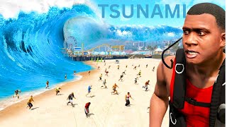 TSUNAMI IN CITY  GTA 5 MALAYALAM  GROODE [upl. by Guilbert700]