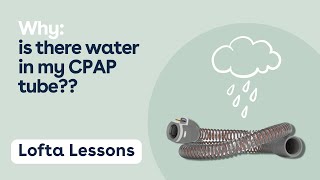 Why is There Water in My CPAP TubeHose  How to Stop Rainout [upl. by Huberty]