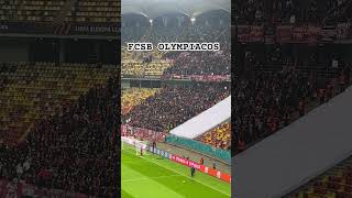 Greek fans in Bucharest fyp ultras shorts olympiacos fcsb europaleague share [upl. by Deny]