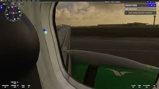 widerøe EMBREAR erj E190 E2 landing at oslo WING cam [upl. by Odie]