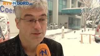 RTV Noord Nieuws extra uitzending ivm hevige sneeuwval [upl. by Ainot]