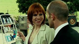 Jason Statham evades the chase  Transporter 3 2008  Gas station scene [upl. by Rechaba218]