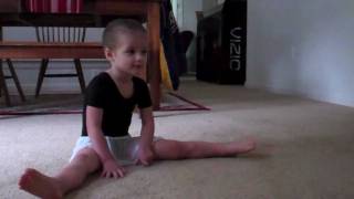 2 Year Old Hayley Doing Ballet Dance WK 22 [upl. by Hollerman]