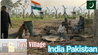 Pakistan India Zero Line VillagesLoc people working on india Pakistan border😍 [upl. by Rori]