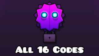 THE WRAITH ALL 15 CODES  Geometry Dash 22 [upl. by Marris]