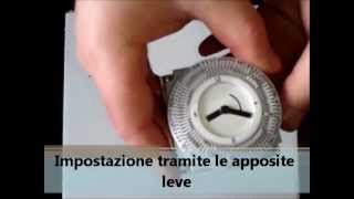 Timer programmabile settimanalegiornaliero alimentato batteria 15 [upl. by Dranrev]