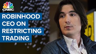 Robinhood CEO Vlad Tenev speaks out on decision to restrict trading on GameStop and other stocks [upl. by Neda]