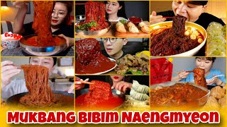 MIE DINGIN PEDAS KOREA‼️MUKBANG BIBIM NAENGMYEON Kompilasi Mukbang ASMR [upl. by Rucker]