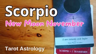 Scorpio special New Moon November ❤️ Partnership tidak memberi kepastian [upl. by Padegs]