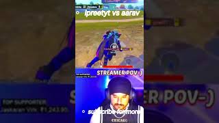 iPreet vs me shorts bgmi pubg trending india [upl. by Nylarat]