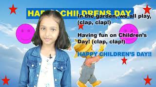 Childrens day rhyme rhyme with action childrens day song celebration childrens day [upl. by Aikemehs]