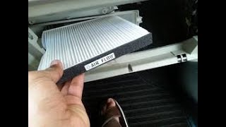 فلتر تبريد سيارة تويوتا كورلا How to change the Air conditioner filter for Toyota Corolla [upl. by Eelyah]