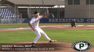 McCoy Silicz Prospect Video RHP Bakersfield Christian High School Class of 2026 [upl. by Brandes]