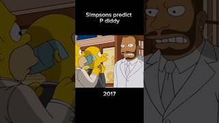 Simpsons predict P diddy simpsons predictions pdiddy sheknows [upl. by Gerladina]