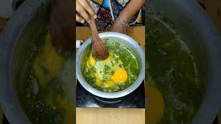 Egg Pudina Rice recipe  5min Green Egg Rice food shorts shortsfeed eggrice pudinarice ytshort [upl. by Nerot]