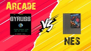 Comparison Series GYRUSS  Arcade v NES [upl. by Neraa]