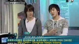 ENG  SPA Donghae loves skinship with Eunhyuk  EunHae busted by Sungmin [upl. by Catharina290]