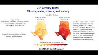 21st Century Texas Climate water science and society [upl. by Skelton]